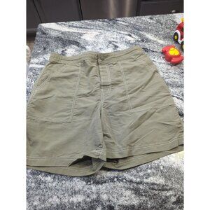 Y2K TOMMY HILFIGER Swimming Trunks Mens Shorts Size Large Sage Green